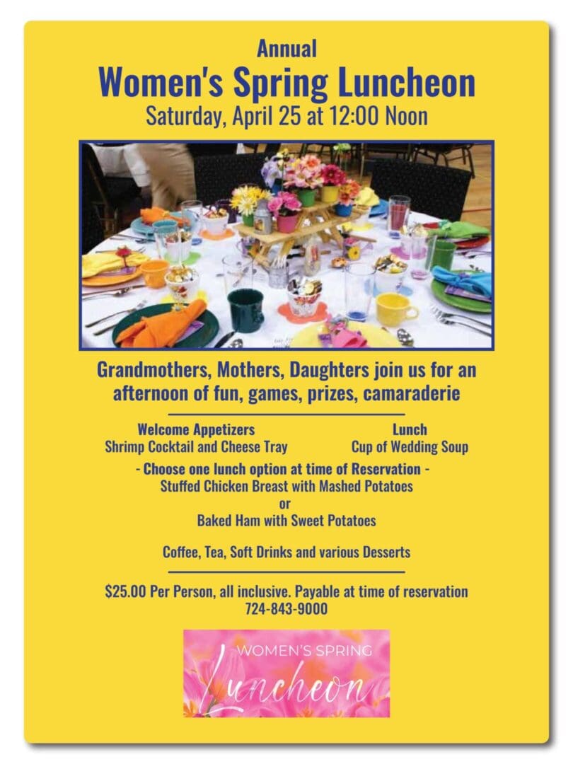 Invitation for a Grandparents, Mothers, Daughters tea party event.