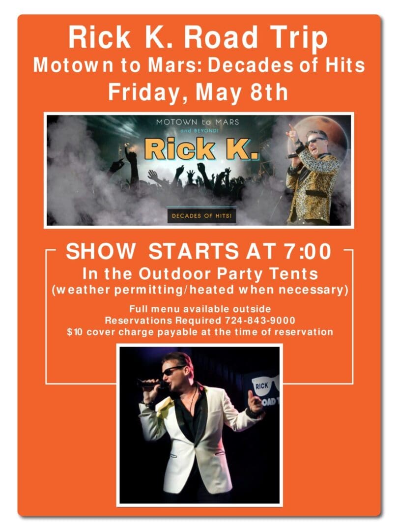 Flyer for a music event featuring The Motorz at Mars on May 8th.