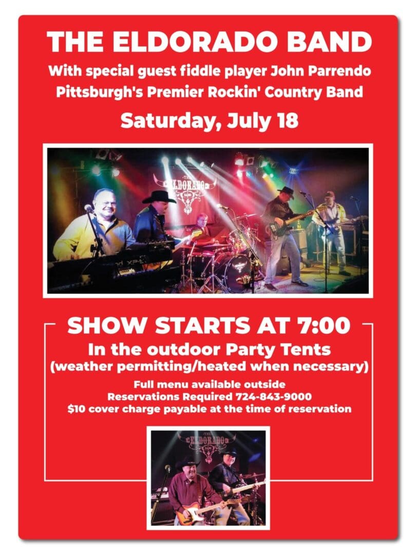 Live reggae show with Dubtones at outdoor party tents in Pittsburgh.